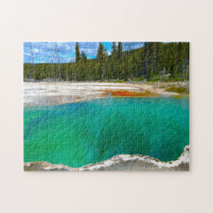Hot Springs Yellowstone. Jigsaw Puzzle
