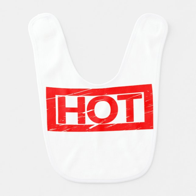 Hot Stamp Baby Bib (Front)