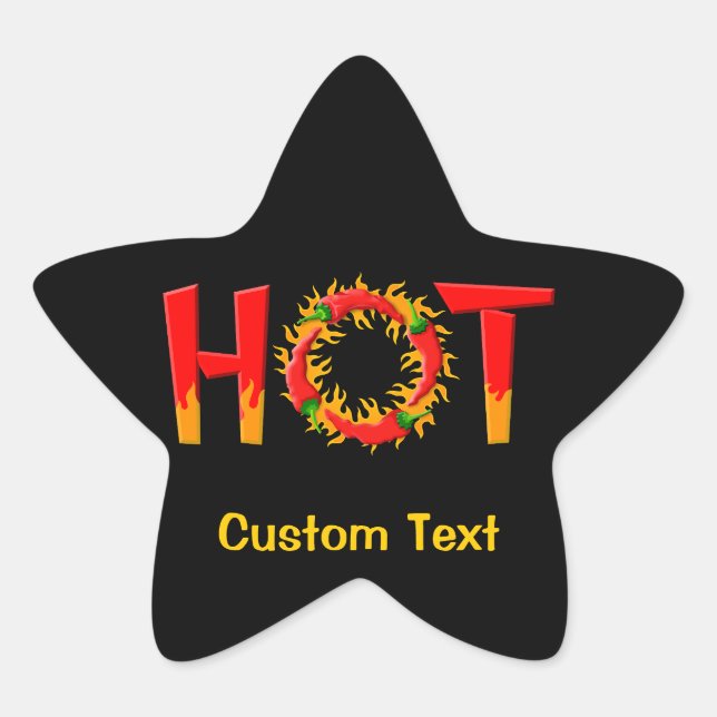 HOT STAR STICKER (Front)