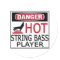 Hot String Bass Player