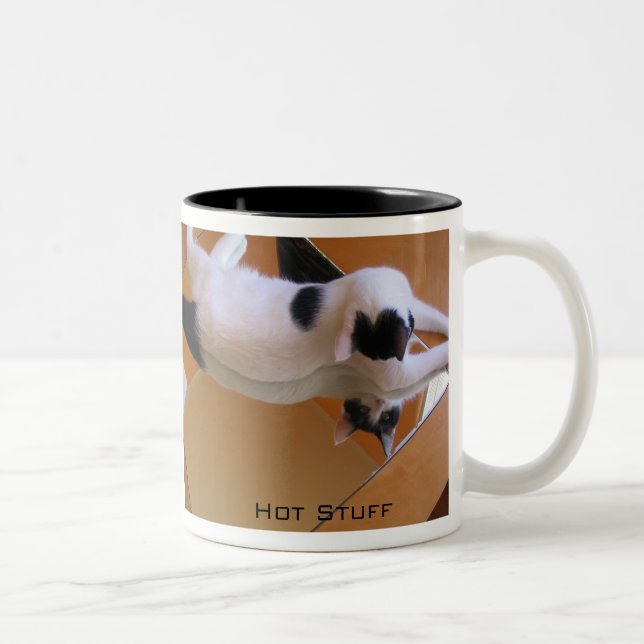 Hot Stuff Bun Two-Tone Coffee Mug (Right)