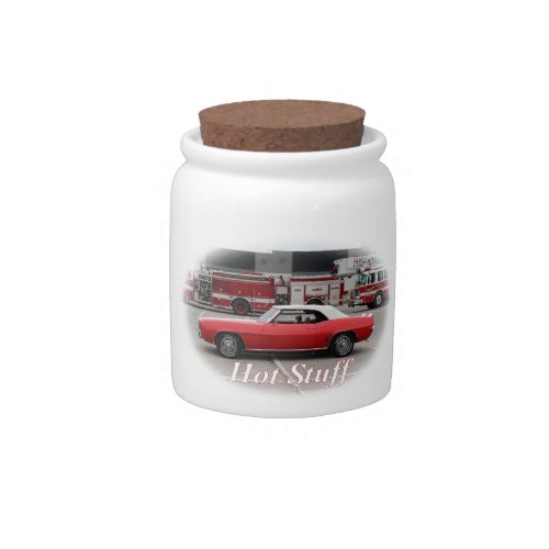 Hot Stuff Candy Jar