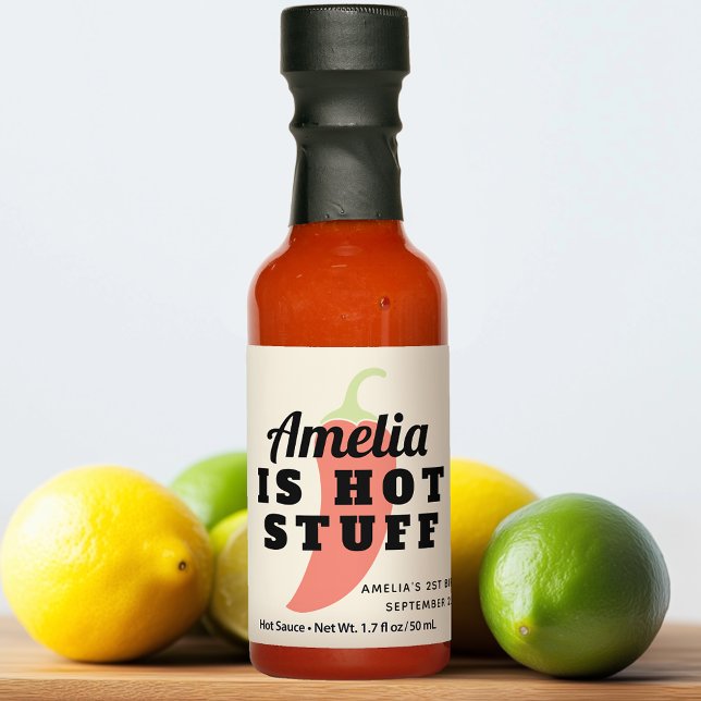 Hot Stuff Chili Pepper Birthday Party Sauces (Creator Uploaded)