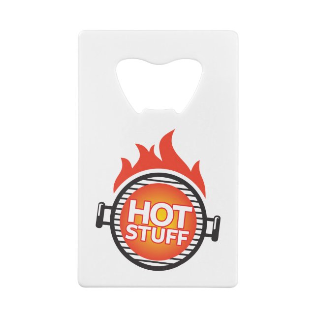 Hot Stuff Credit Card Bottle Opener (Back)