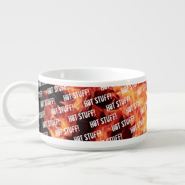 Hot Stuff Fun Fire Soup Mug Bowl (Right)