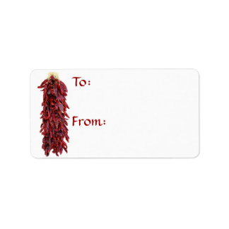 Hot Stuff Gift Sticker Tag