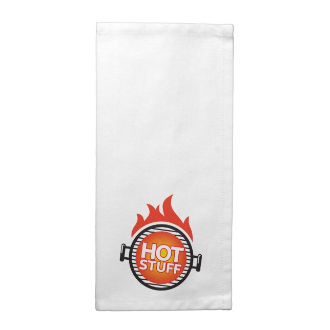 Hot Stuff Napkin (Half Fold)