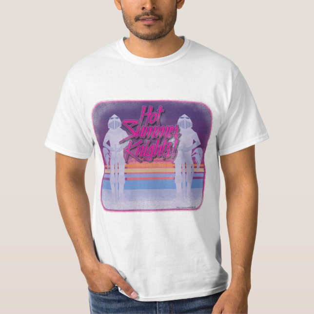 Hot Summer Knights Funny Seasonal Humor T-Shirt (Front)
