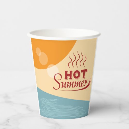 Hot Summer Paper Cups
