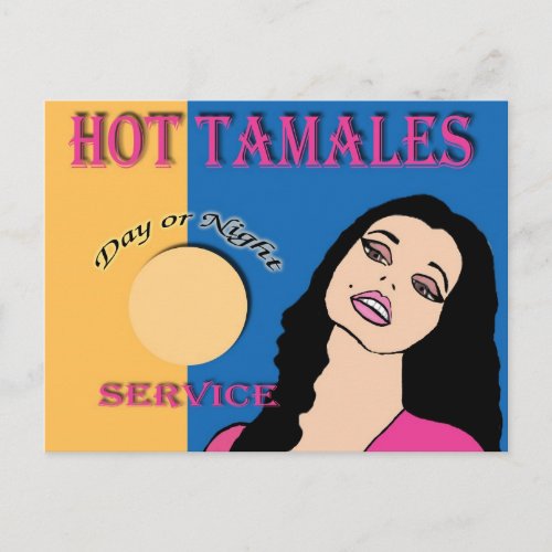 Hot Tamales Postcard