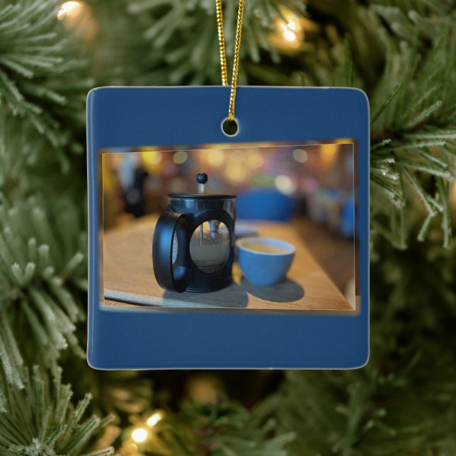 Hot tea ceramic ornament (Tree)