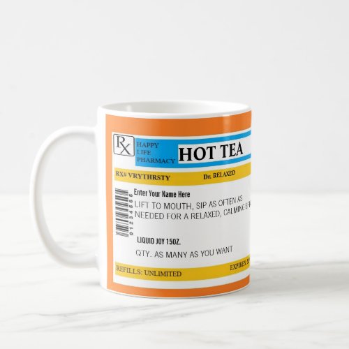 Hot Tea Prescription Mug