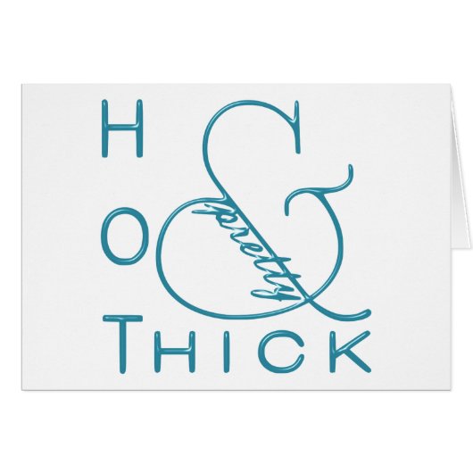 Hot Thick and Pretty Cards (Front Horizontal)