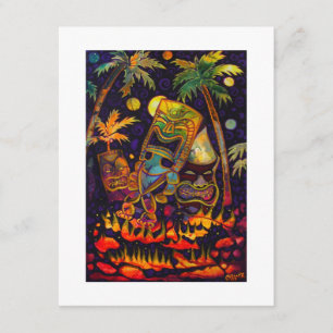 Hot Tiki Lava Invitations