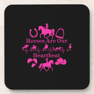 Hot To Trot Throw Pillow Beverage Coaster