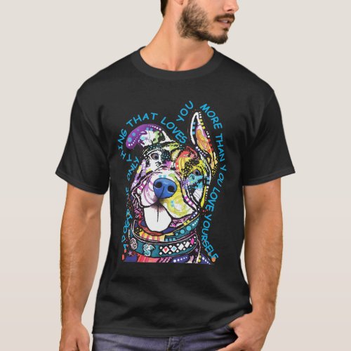Hot Trend Pit Bulls Graphic Colorful S Bull Dog T_Shirt