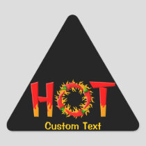 HOT TRIANGLE STICKER