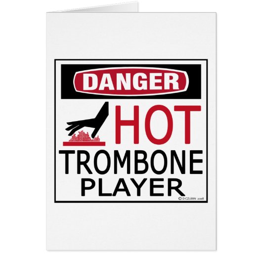 Hot Trombone Player Cards (Front)