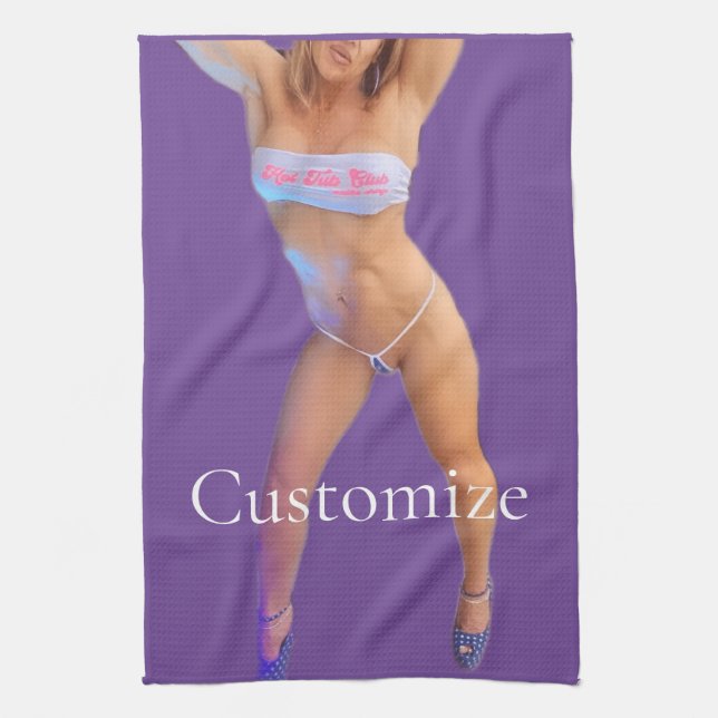 Hot Tub Club Thunder_Cove Kitchen Towel (Vertical)