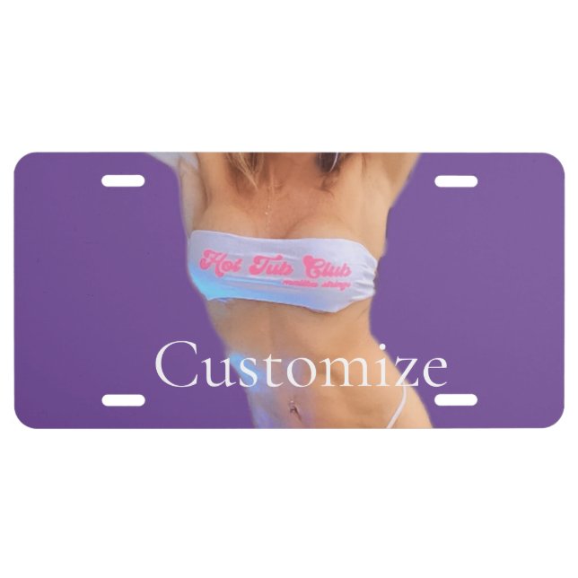 Hot Tub Club Thunder_Cove License Plate (Front)