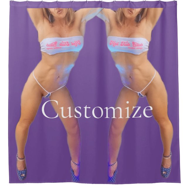 Hot Tub Club Thunder_Cove Shower Curtain (Front)