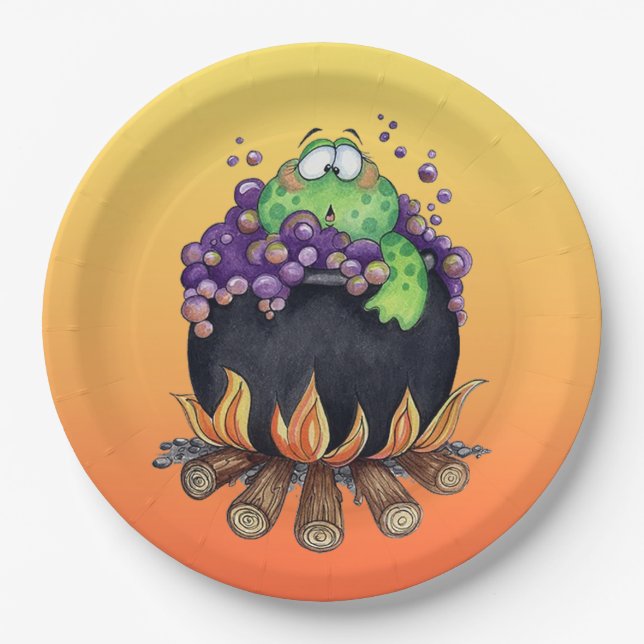 Hot Tub Paper Plates (Front)