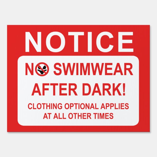 Hot Tub/Pool Sign (Front)