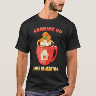 Hot Tub Soaking Up Some Relaxation Spa Cookie T-Shirt