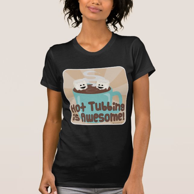 Hot Tubbing Marshmallows T-Shirt (Front)