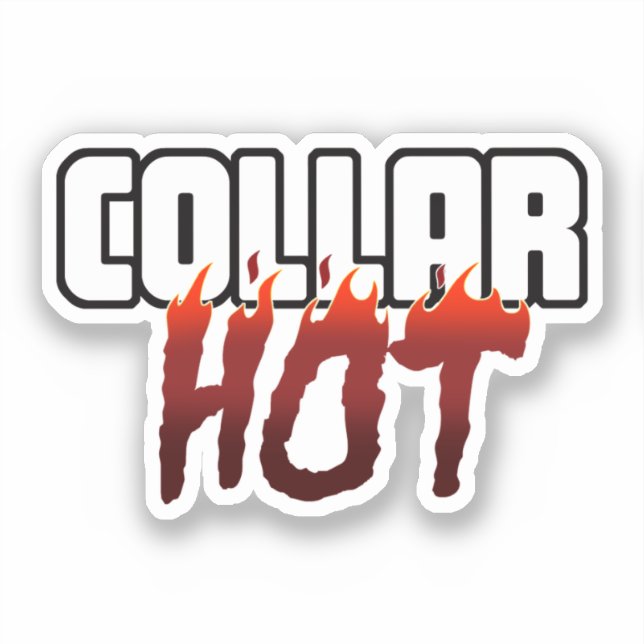 Hot Under the Collar Sticker (Front)
