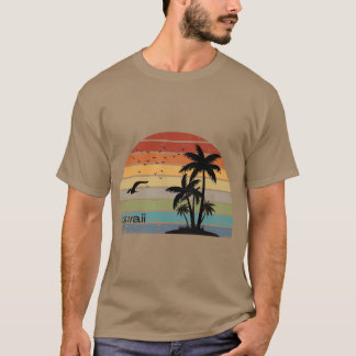 Hot Vintage Hawaiian IslandsHawaii Aloha State fas T-Shirt