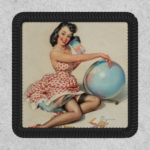 Hot  Vintage Pin up girl  Patch