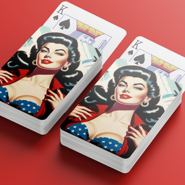 Hot Vintage Pin-up Poker Cards (Creator Uploaded)