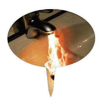 Hot Water Cake Topper by BonniePhantasm at Zazzle