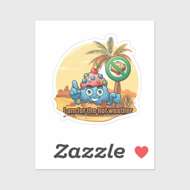 Hot Weather Hero Sticker (Sheet)