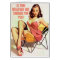 Hot Weather Vintage Pinup Digital Art