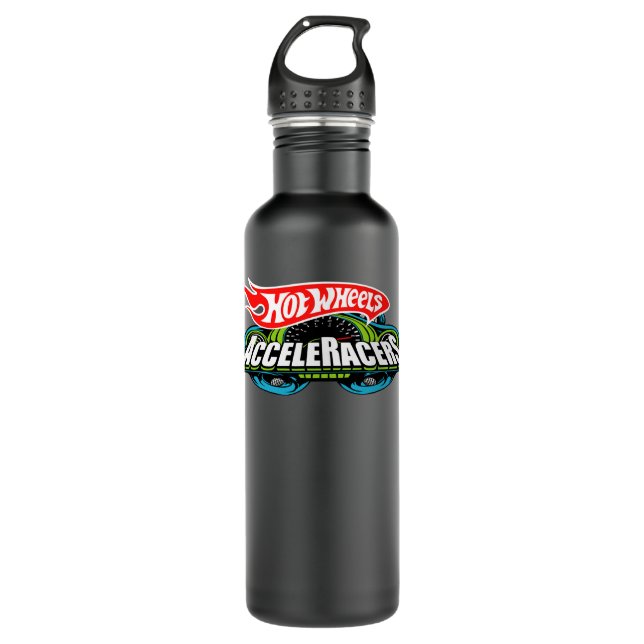 Hot Wheels AcceleRacers Logo Classic T Shirt Stainless Steel Water Bottle (Front)