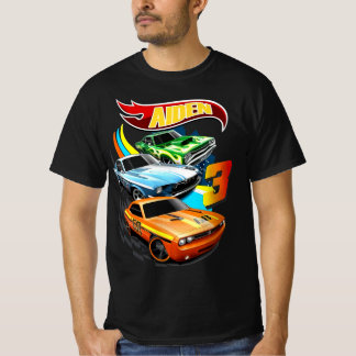 Hot Wheels Birthday T Shirt, Hot Wheels Theme Part T-Shirt