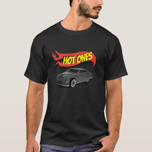 Hot Wheels diecast lead sled dark T_Shirt