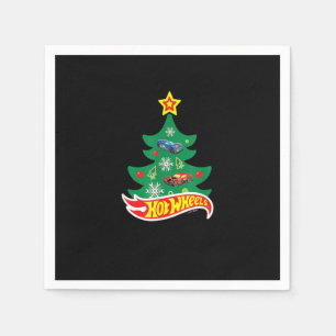 Hot Wheels - Hot Wheels Christmas Tree Napkins