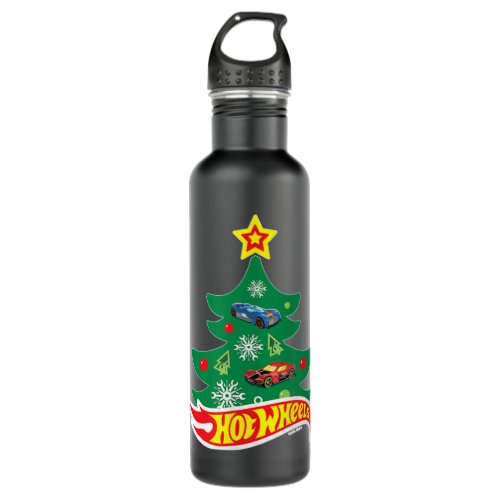 Hot Wheels Hot Wheels Christmas Tree Stainless Steel Water Bottle