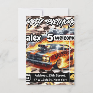Hot Wheels Invitations & Announcements