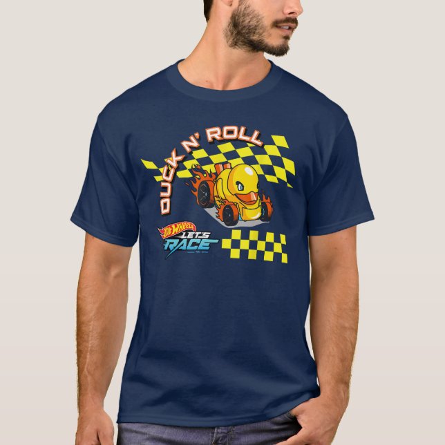 Hot Wheels Lets Race Duck N Roll T-Shirt (Front)