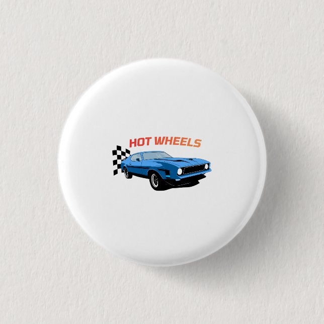 Hot Wheels – Speed, Style & Power Button (Front)