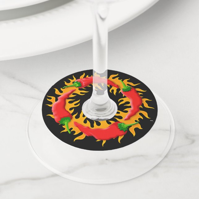 HOT WINE GLASS TAG (Close Up)
