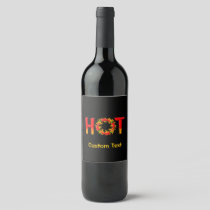 HOT WINE LABEL