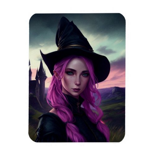 Hot Witch Poster Magnet