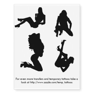 Hot woman transfers and temporary tattoos