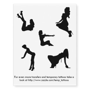 Hot woman transfers and temporary tattoos