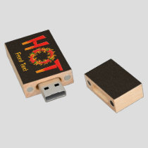 HOT WOOD FLASH DRIVE